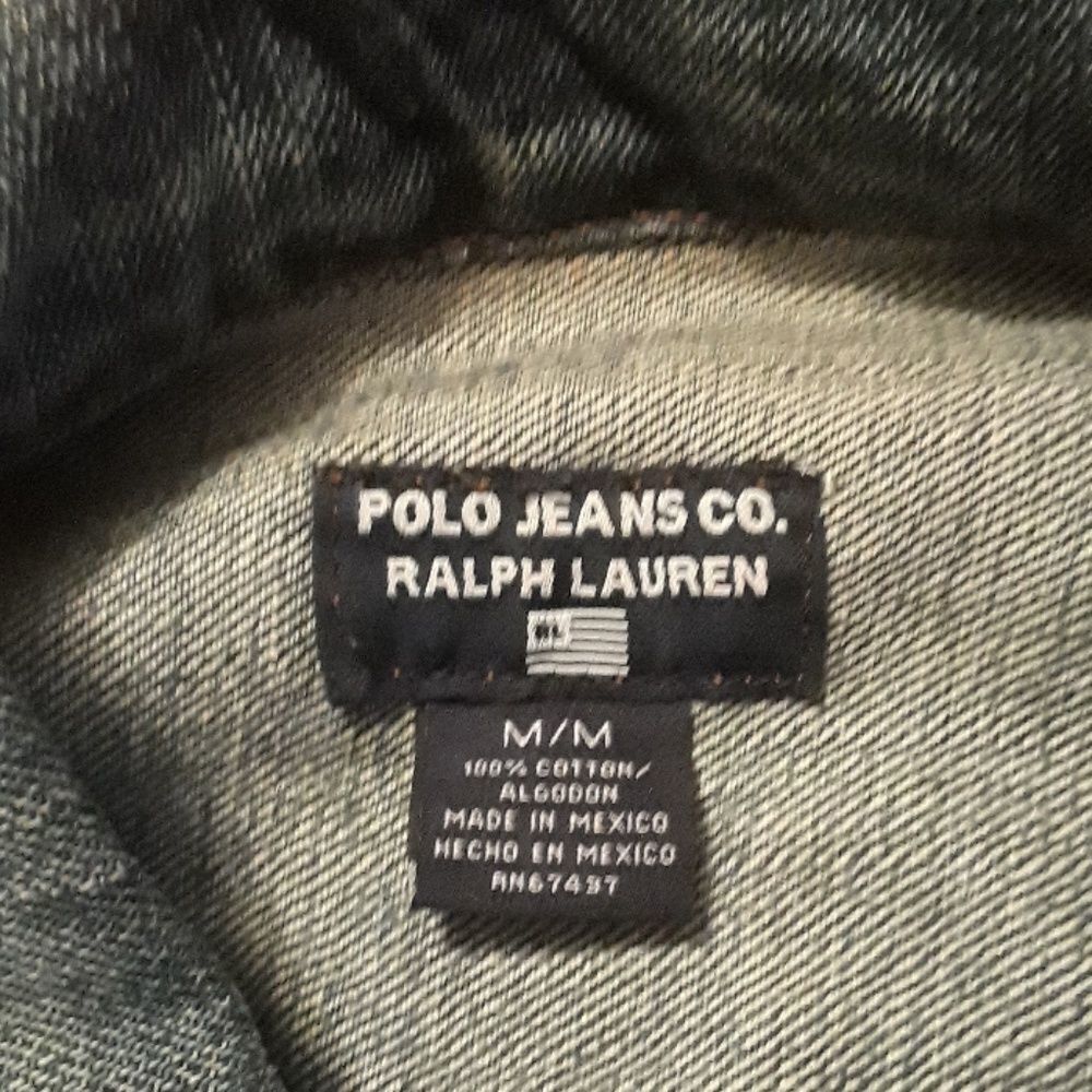 Ralph Lauren Jean Jacket Size M - Picture 3 of 4